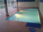 Swimming pool construction project